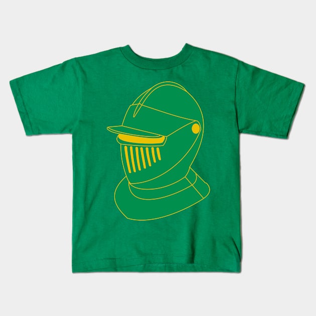 16th century helmet (green) Kids T-Shirt by PabloDeChenez